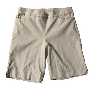 Chico's women's size 2(Large) khaki long shorts with pocket